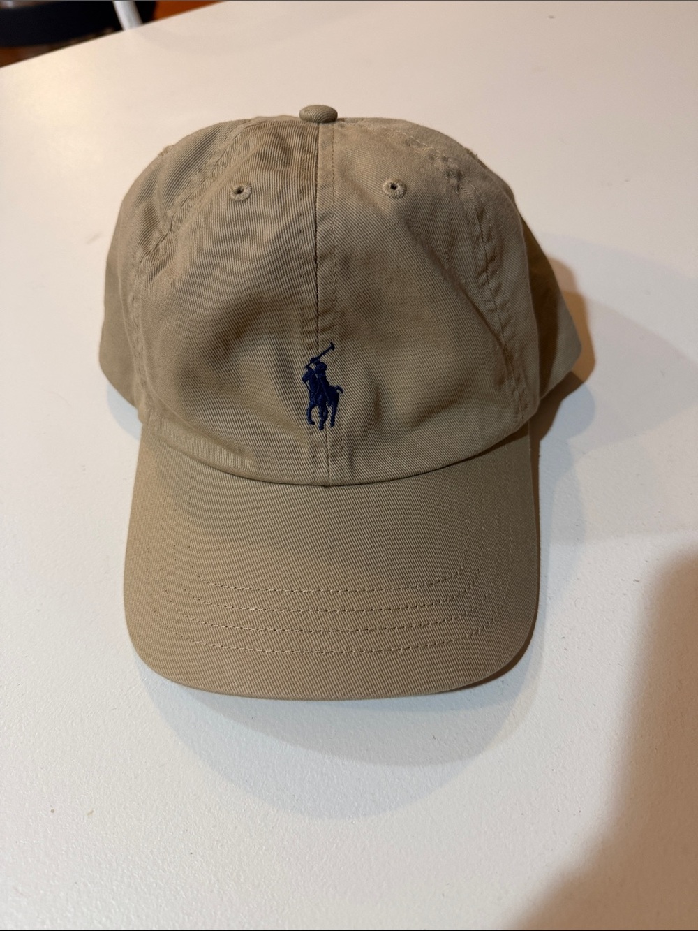 Polo Ralph Lauren Khaki Kids Baseball Cap.  One Size Fits All.  8-20 years